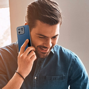 Dux Ducis Fino dėklas Xiaomi 13 Pro su silikoniniu rėmeliu pilkas