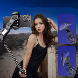 Blavec Селфи-палка Aluminium Fusion P-10 Gimbal штатив + пульт дистанционного управления 1 метр (SSFP10G-TRB10) чёрная