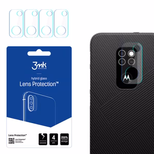 hibridinis stiklas 3MK FLEXIBLE GLASS LENS MOTOROLA DEFY 2021 kamerai 4 vnt..