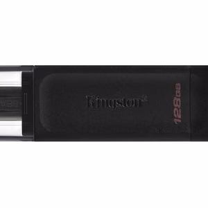 Kingston Technology DataTraveler 70 USB atmintukas 128 GB C tipo USB 3.2 Gen 1 (3.1 Gen 1) Juoda