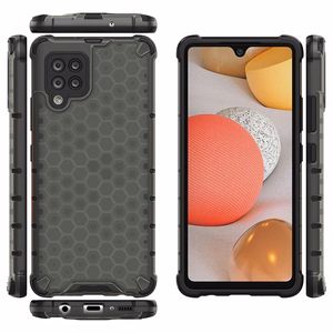 Honeycomb dėklas šarvuotas su TPU buferiu Samsung Galaxy A42 5G juodas