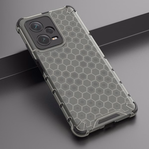 Honeycomb чехол для Xiaomi Redmi Note 12 Pro+ броневая гибридная крышка чёрный