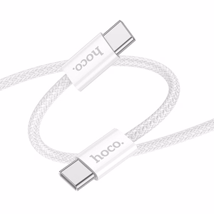 Кабель Hoco X104 60W USB-C на USB-C 2.0m белый