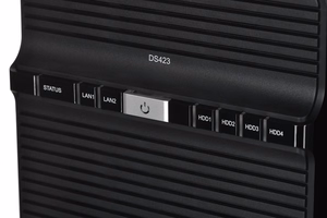 Synology DiskStation DS423 NAS ir duomenų saugojimo serveris Ethernet LAN jungtis Juoda RTD1619B