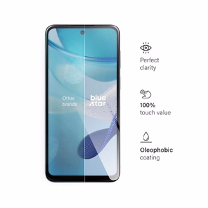 Tempered glass to Motorola G53 Blue Star
