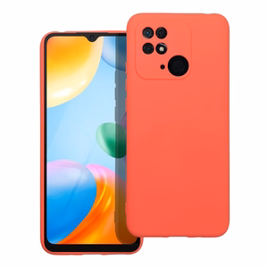 SILIKONINIS dėklas telefonui XIAOMI Redmi 10C persikų