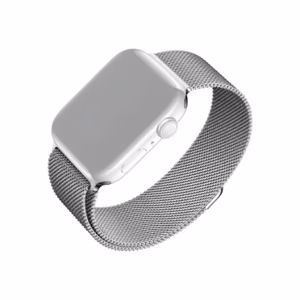 FIXED FIXMEST-434-SL – metal mesh watch strap, 42/44/45/46/49 mm, for Apple Watch, silver