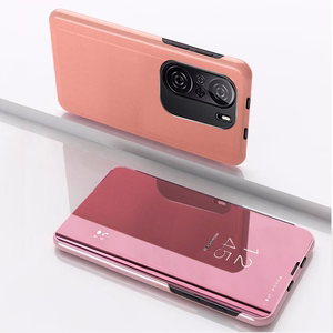 Clear View Case чехол для Xiaomi Redmi K40 Pro+ / K40 Pro / K40 / Poco F3 розовый