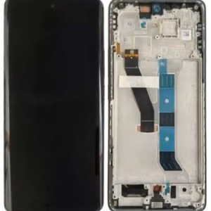 LCD-экран Xiaomi Poco M8 5G с сенсором и рамкой чёрный оригинал (сервисный пак)