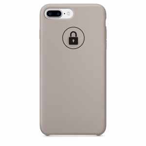 Phone Case "Silicone Case" for iPhone 7 Plus (8 Plus) / Pebble / in package