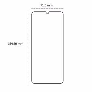 Grūdintas stiklas 2,5D Samsung Galaxy A15 4G / A15 5G