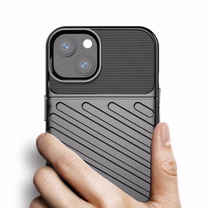 Thunder Case гибкий прочный защищённый TPU чехол для iPhone 13 mini синий