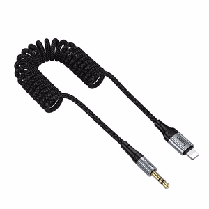 Cable AUX Jack 3,5 mm to Lightning Hoco 1,5 m UPA33A black