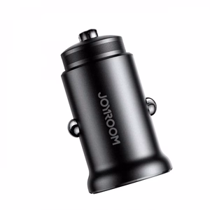 Įkroviklis automobilinis Joyroom (JR-CCN06) (2xUSB-C; 30W) juodas