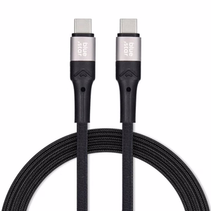 Кабель USB C to USB C Blue Star 3A 60W PD QC4.0 в оплётке 2 m TFK-DC-004 чёрный