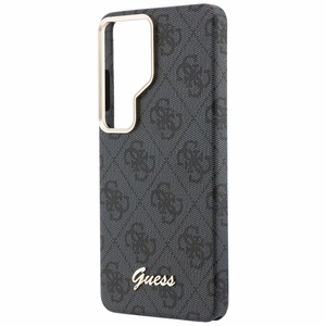 Guess dėklas 4G Script MagSafe skirtas Samsung Galaxy S26 Ultra juodas