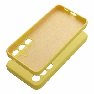 Dėklas SILICONE 2mm for SAMSUNG A57 5G citrininė
