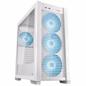 ASUS TUF GAMING GT302 TG ARGB kompiuterio korpusas baltas