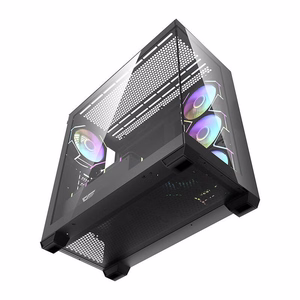 Darkflash DS900 kompiuterio korpusas (juodas) su 7 ARGB ventiliatoriais