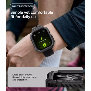 Чехол Spigen Rugged Armor для Apple Watch 42 mm – матовый чёрный