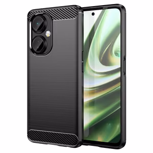 Carbon dėklas OnePlus Nord CE 3 lankstus silikoninis anglies dėklas juodas