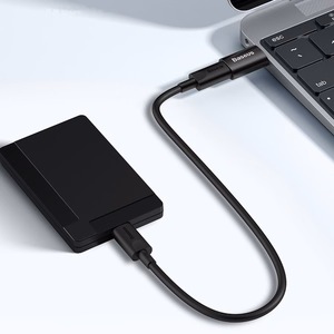 Адаптер Baseus Ingenuity Series USB-A3.1 на Type-C OTG чёрный ZJJQ000101