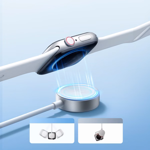 Apple Watch magnetinis įkroviklis Joyroom S-IW008 Lightning + USB-C 5V 1.2m (baltas)