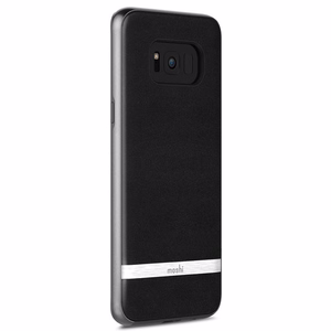 Чехол Moshi Napa для Samsung Galaxy S8+, чёрный оникс