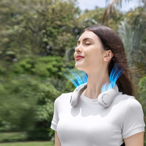 Jisulife Neck Fan 3 4000mAh Portable Neck Fan - Gray