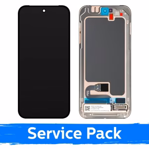 Ekranas skirtas Google Pixel 10 juodas su rėmeliu (Service Pack)