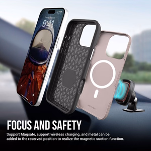 Perfectionists Triangle Mag Case iPhone 12/12 Pro rose gold