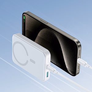 Magnetinė išorinė baterija Joyroom JR-W020 20W MagSafe 10000 mAh, balta