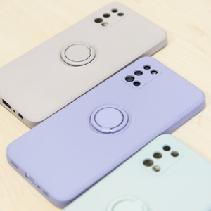 Finger Grip dėklas telefonui Xiaomi Redmi Note 13 5G (global) violetinis