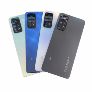 Back Cover Compatible With Xiaomi Redmi Note 11 Pro 4G / Black / (with camera lens) HQ