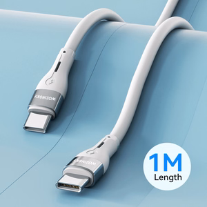Wozinsky WSTCC1 кабель USB-C USB-C PD 65W 1м - белый