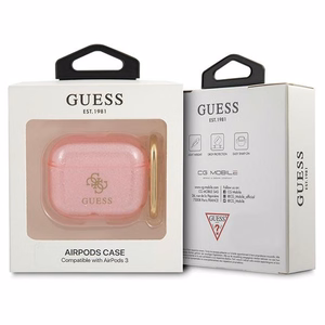 Guess GUA3UCG4GP Glitter Collection case for AirPods 3, pink