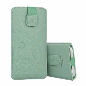 WONDER Deko dėklas telefonui (Dydis XL) Iphone 15/15 Pro/Iphone 16/16 Pro/Samsung S24/S24 Plus/S25/S25 Plus/A53/A55 5G žalias
