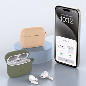Силиконовый чехол Tech-Protect Hook для Apple AirPods Pro 1 / 2 - оранжевый