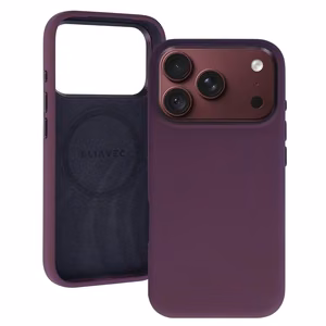 Liavec Silky dėklas su metaliniu kameros rėmeliu, skirtas iPhone 18 Pro Max/17 Pro Max, violetinis