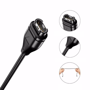 Tech-Protect MC04 UltraBoost USB-A laidas Garmin laikrodžiui 1m - juodas