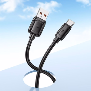 Кабель USB A to USB C Hoco PD 5A 100W 1 m X115 черный
