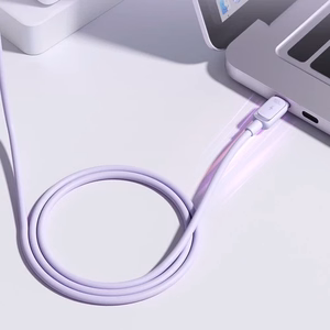 USB кабель Joyroom (S-CC100A14) "USB-C (Type-C) - USB-C (Type-C)" (100W 1.2m) фиолетовый
