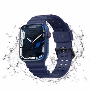 Dirželis Triple Protection Apple Watch 38 / 40 / 41 mm dirželis apyrankė - tamsiai mėlynas