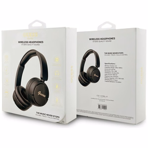 Guess wireless headphones BT SCRIPT METAL LOGO black