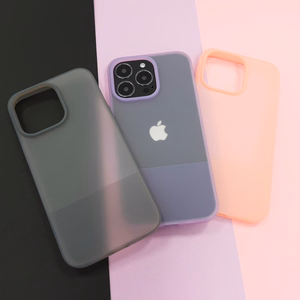Kingxbar Plain Series dėklas telefonui iPhone 13 Pro silikoninis dėklas pilkas
