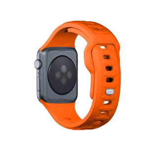 Силиконовый ремешок 3mk для Apple Watch, 38/40/41/42 mm, оранжевый, малый размер