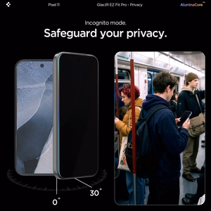 Комплект из 2 закаленных стекол с защитой конфиденциальности Spigen Glas.tR EZ Fit Pro HD для Google Pixel 10 / 11