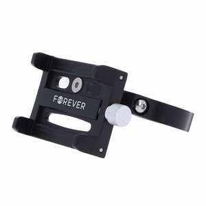 Forever Outdoor reguliuojamas aliuminio telefono laikiklis BH-300 juodas