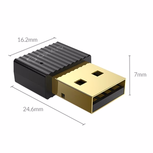 Adapteris Orico (BTA-53) Bluetooth 5.3 USB juodas