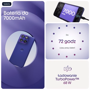Motorola Edge 70 Fusion 5G 12/256 GB Dual SIM, violetinis